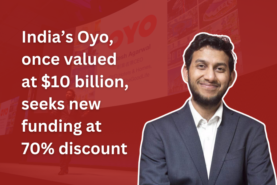 Indias-Oyo-once-valued-at-10-billion-seeks-new-funding-at-70-discount